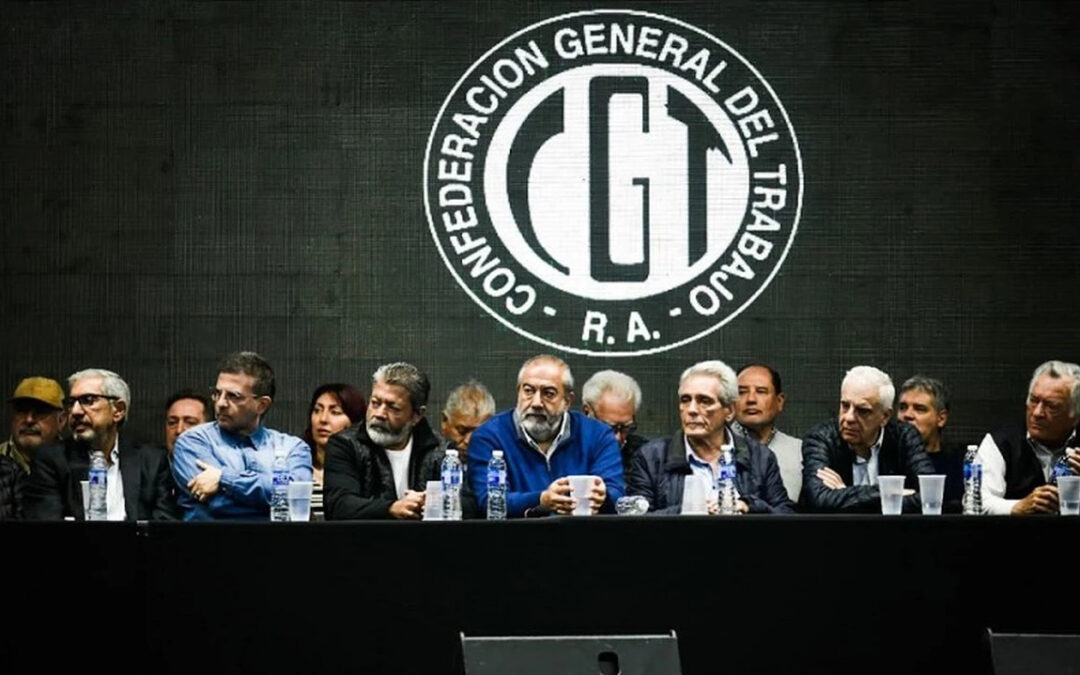 LA CGT SE DISTANCIA DEL GOBIERNO; POR CLAUDIO MARDONES